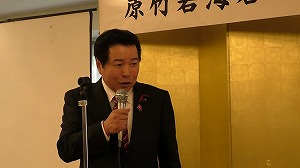 皆様へ心よりの感謝のごあいさつと、これからの新たな決意を表明させていただきました。見える県政へ！